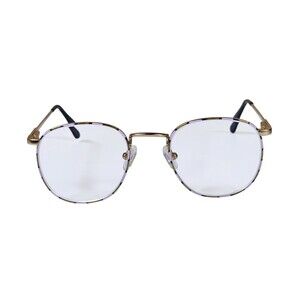 EYEBUYDIRECT WOMEN'S EYEGLASSES BLOSSOM GOLD TONE 49-19 140 FRAMES ONLY
